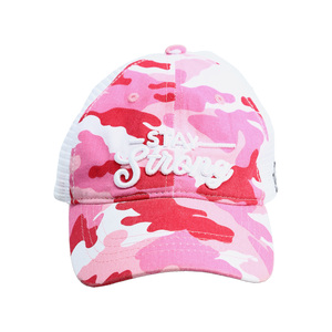 Strong by Camo Community - Pink Camo Adjustable Mesh Hat