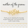Mother of the Groom - White Zircon Leaf by Love Grows - 