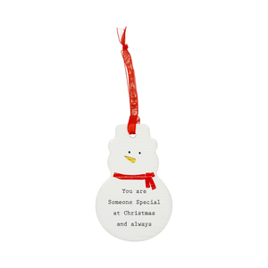 Someone Special by Thoughtful Words - 3.75" Snowman Ornament
