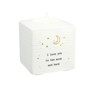 Love You by Thoughtful Words - 2.75" Tealight Holder 
