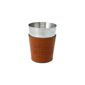 Outdoors Man by Man Out - Stainless Shot Glass with Sleeve
