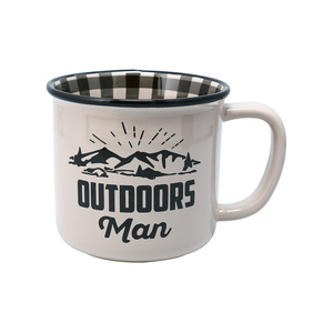 Outdoors Man by Man Out - 18 oz Mug