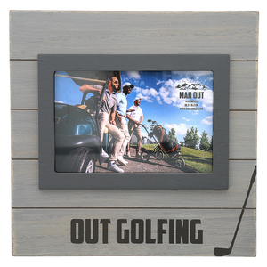 Golfing by Man Out - 8.75" Frame
(Holds 6" x 4" Photo)
