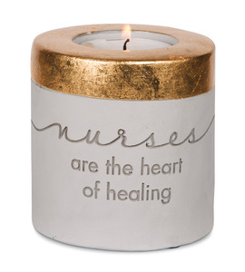 Nurse by Sweet Concrete - 3" x 3" Cement Candle Holder