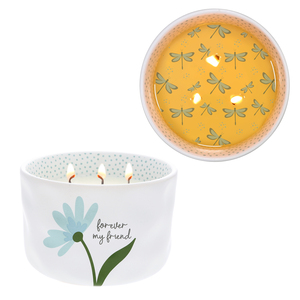 Forever My Friend by Grateful Garden - 12 oz - 100% Soy Wax Reveal Triple Wick Candle
Scent: Tranquility