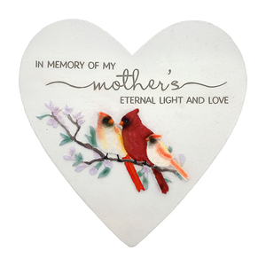 Mother by Always by Your Side - 11" Heart Garden Stone