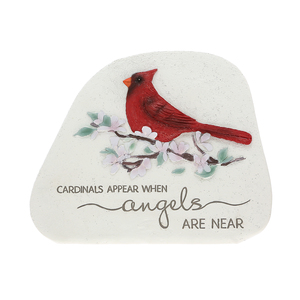 Cardinals Appear by Always by Your Side - 5.5" Standing Memorial Stone
