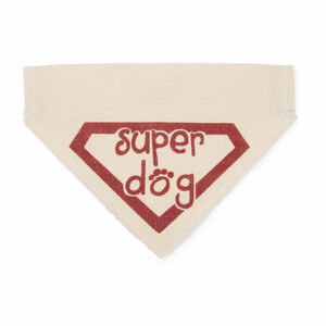 Super Dog by Pavilion's Pets - 7" x 5" Canvas Slip on Pet Bandana