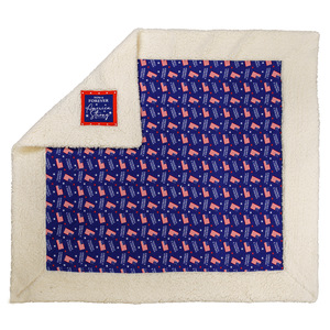 America Strong by Red, White, & Blue Crew - 45" x 50" Sherpa Blanket