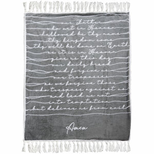 Amen by Threaded Together - 50" x 60" Inspirational Plush Blanket