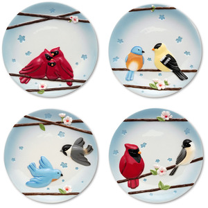 Let's Celebrate by Peace Love & Birds - 6.5" Plates (Set of 4)