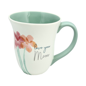 Mom by Rosy Heart - 16 oz Cup