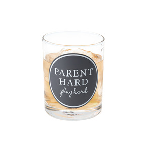 Parent Hard by A-Parent-ly - 11 oz Rocks Glass