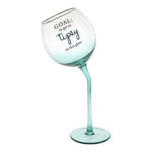 Tipsy by A-Parent-ly - 11 oz Tipsy Stemmed Wine Glass
