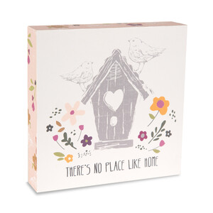 Home by Bless My Bloomers - 5" x 5" Plaque