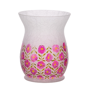 Pink Floral by Bless My Bloomers - Jar Candle Holder