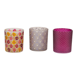 Patterned Tealights by Bless My Bloomers - 3 Assorted Tealight Holders