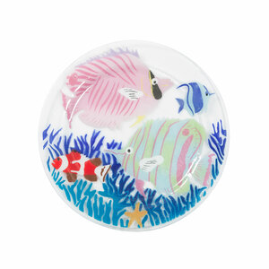 Marine Life by Fusion Art Glass - 11" Round Plate
