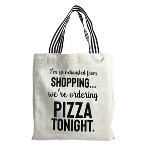 Pizza Tonight by Check Me Out - 100% Cotton Twill Gift Bag