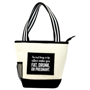 The Best Things in Life by Check Me Out - Insulated Canvas Lunch Tote