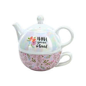 Nana by Bunches of Love - Tea for One
(14.5 oz Teapot & 10 oz Cup)