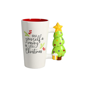 Merry Little Christmas by Holiday Hoopla - 17.5 oz Latte Cup