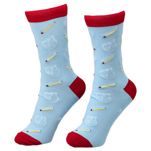 Off Duty by Teachable Moments - Unisex S/M Cotton Blend Socks