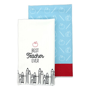 Best Teacher Ever by Teachable Moments - Tea Towel Gift Set
(2 - 19.75" x 27.5")