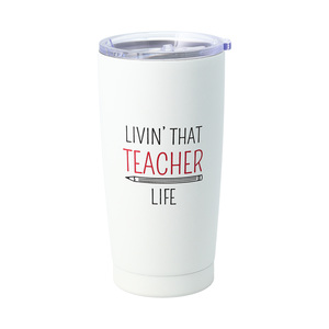Teacher Life by Teachable Moments - 20 oz. Stainless Steel Travel Tumbler