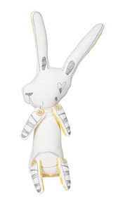 Baxter the Bunny by Stitched & Stuffed - 14" Bunny Stuffed Animal/Door Stopper