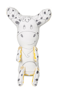 Murphy the Moose by Stitched & Stuffed - 11" Moose Stuffed Animal/Door Stopper