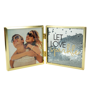 Love by Happy Occasions - 4.75" Hinged Sentiment Frame
