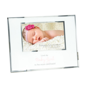 Baby Girl by Happy Occasions - 9.25" x 7.25" Frame (Holds 6" x 4" Photo)