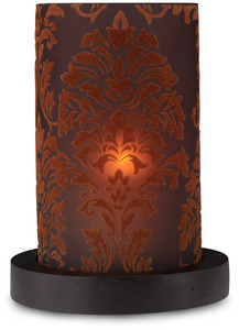 Chocolate Candle Holder by Simply Stated - 6.5" Cylinder with Base