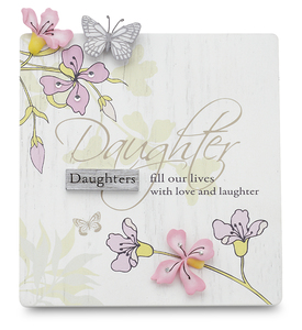 Daughter by Mark My Words - 5" x 4.75" Self-Standing Plaque