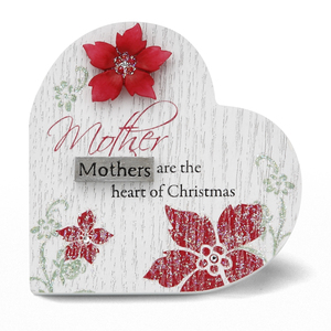 Mother by Mark My Words - 3" x 3" Heart Plaque