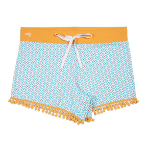 Sporty Girl by My Kinda Girl - S Blue Ladies Lounge Shorts