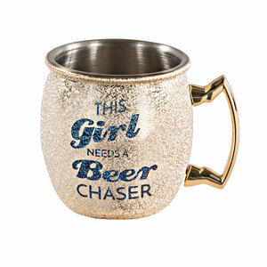 This Girl by My Kinda Girl - 2 oz Stainless Steel Moscow Mule Shot Glass
