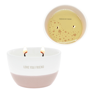 Love You Friend by Love You - 11 oz - 100% Soy Wax Reveal Double Wick Candle
Scent: Tranquility