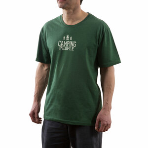 Camping People by We People - Small Green Unisex T-Shirt