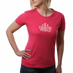 Country People by We People - Medium Pink Women's T-Shirt