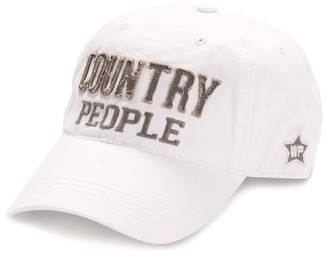 Country People by We People - White Adjustable Hat