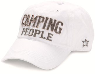 Camping People by We People - White Adjustable Hat