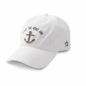 Livin' The Boat Life by We People - White Adjustable Hat