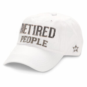 Retired People by We People - White Adjustable Hat