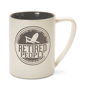 Retired People by We People - 18 oz Mug