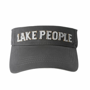 Lake People by We People - Dark Gray Adjustable Visor Hat