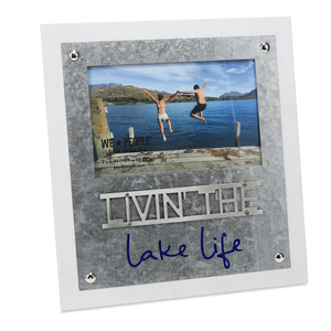Lake Life  by We People - 8.25" x 9" Frame
(Holds 4" x 6" Photo)