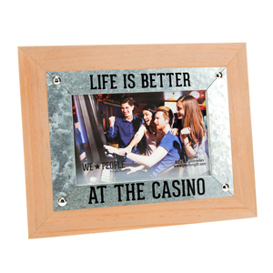 Casino People by We People - 9.5" x 7.5" Frame (Holds 6" x 4" Photo)