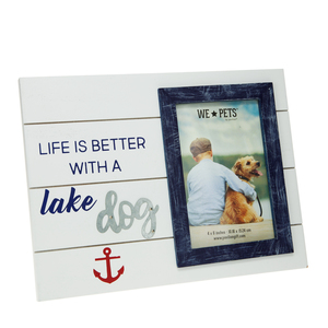 Lake Dog by We Pets - 10.5" x 8" Frame
(Holds 6" x 4" Photo) 